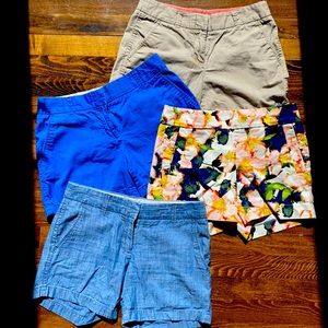 💐🌷J-Crew Women’s Chino Shorts Size 0 Bundle🌷💐